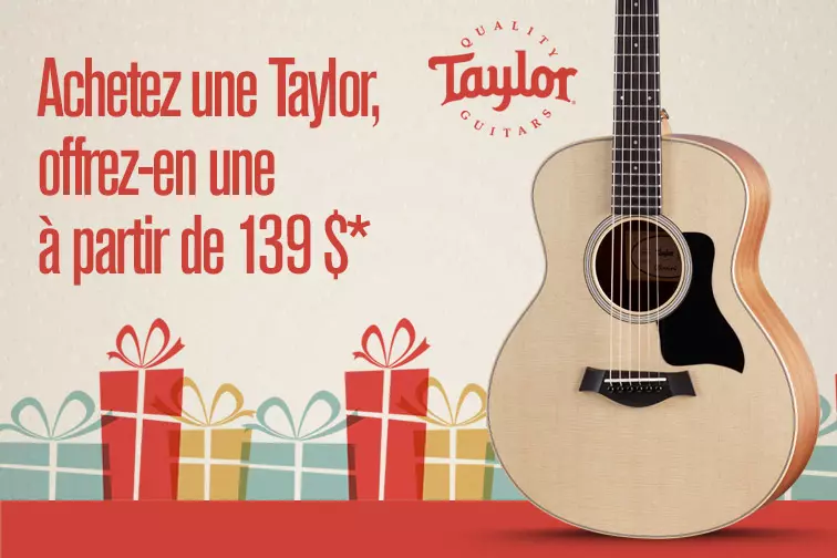 Promotion Taylor  Achetez-en une, offrez-en une en cadeau 